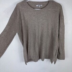 madewell S top Wool/alpaca Blend Knit Top Neutral‎ Color Country Cottage Core